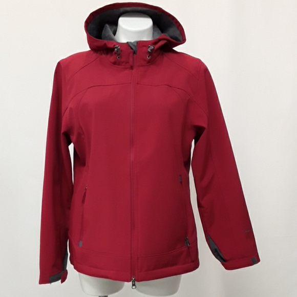 Free country Red Hooded Jacket - Picture 2 of 4